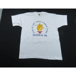 Star of The North Summer Games Moorhead 1996 White T-shirt Sz XL